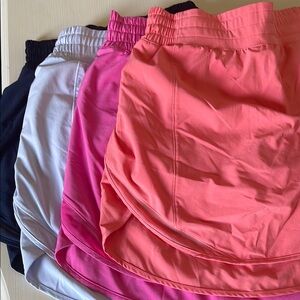 lululemon athletics Ruched Mini Skirt Navy, Hot Pink , Coral, and Lilac Casual